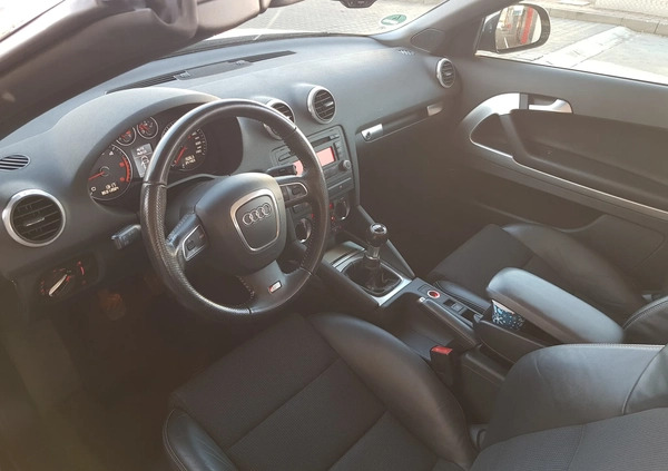 Audi A3 cena 33500 przebieg: 241000, rok produkcji 2008 z Płock małe 379